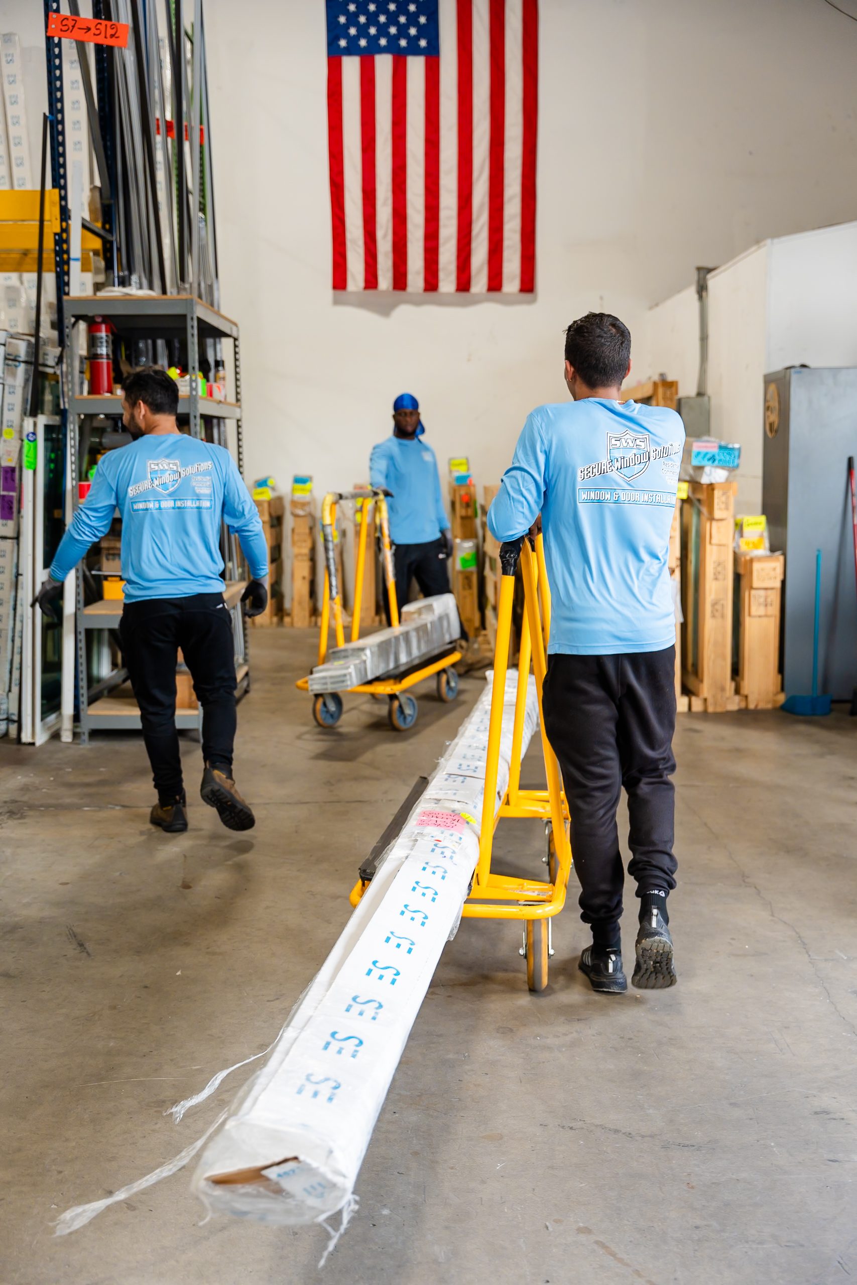 Crew moving impact windows